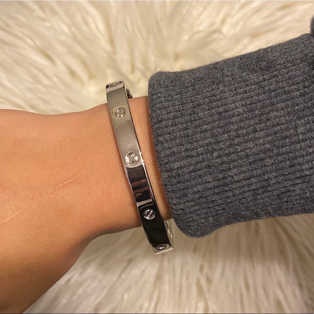 Silver Bangle Bracelet NWOT